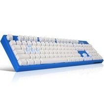 HACKER K6500 PBT 스페셜 블루 에디션 (청축) 게이밍 기계식키보드, HACKER K6500 블루에디션/청축