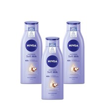 니베아 소프트 밀크 로션 400ml Nivea Verwohnende Soft Milk, 3팩
