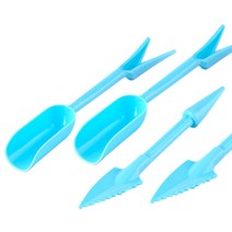 식물키우기 플라스틱 화분갈이 모종삽 갈퀴 원예도구 미니삽, 단품