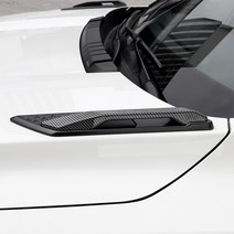 유투카 토레스 튜닝 몰딩 후드가니쉬 커버 자동차 실외 용품 크롬죽이기 기스방지, 카본, 후드 가니쉬 2P