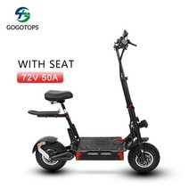 전기 전동 킥보드 72v 100kmh 7000w 큰 바퀴 오프로드 빠른 킥 스노우 성인용 스케이트 125km 오토바이 차량, 72v 50ah-좌석 포함, 협력사