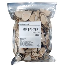 다누푸드 국산 벌나무 굵은 가지 슬라이스 산청목, 1개, 600g