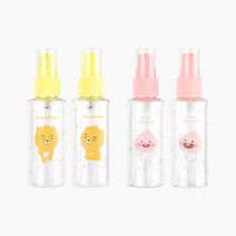 카카오 리틀프렌즈 화장품 공병 펌프용기 2P 2개, 리틀라이언