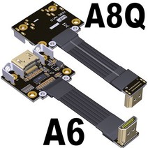 ADT-Link HDMI 2.1 수-암 내장 평면 얇은 비디오 연장 케이블 지원 2K 240hz 4K 144Hz 0.03m-3m, 17 250cm, 05 HA6-HA8Q