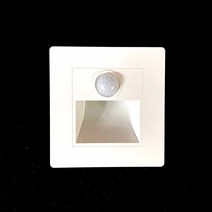 LED 3인치 볼도 발목 스텝 계단 센서등 (전구색 빛)