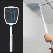 Sheffley 뉴시즌 LED 3단 길이조절 전기 모기채 파리채 해충킬러, 0