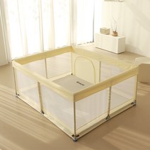 코넘 베이비룸 밀림방지 휴대용 아기울타리 안전가드, 120cmX150cm미니(그레이)