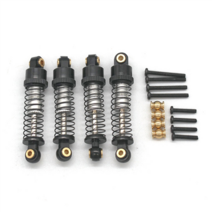 FMS FCX24 1/24 RC 크롤러 차량용 금속 충격 흡수기 오일 댐퍼 업그레이드 부품 액세서리 검은색