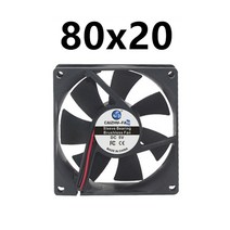 브러시리스 모터 냉각 팬 저소음 40MM 120MM 2 핀, 10 8020_03 24V