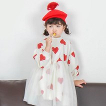 베이비블리 D22239 하트튜튜원피스 여아원피스 유아원피스 여아드레스 주니어원피스 아기원피스 아이옷쇼핑몰