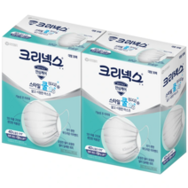 크리넥스스타일쿨마스크 대형 30매입 x 2팩, 2개, 화이트