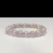 천연 원석 쿤자이트 팔찌 18g 7.5~7.8mm (1점)