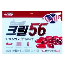 펄세스 크릴56 크릴오일 30캡슐 1박스, 1개, 상세내용참조