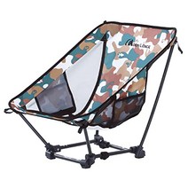 Moon Lence 옥외 의자 2way 로 의자 보다 안정 캠프 의자 경량 접이식 컴팩트 하이킹 내하중 150 kg