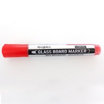 럭시앤펀 럭시유리칠판지우개 탈부착극세사, 유리마카_빨강