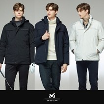 [이월] [MILLET GOLF] NEW 밀레골프 인퀄팅 3:1 덕다운 패딩 남성 3컬러 택1