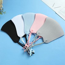 성인용 새부리형 마스크 10개 끈 조절 컬러 마스크 개별포장 5color, 블루10EA