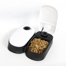 간편 타이머 강아지 고양이 자동 급식기 2구