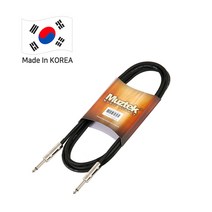 뮤즈텍 5m 기타케이블 악기 55잭 MC-500