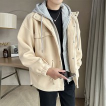 모직 남성 숏스타일 유행하는스타일 가을 겨울 카드 남자숏코트