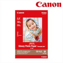 캐논 사진 인쇄 전용 포토 광택지 GP-508 4X6 100매 210g 인화지 포토용지