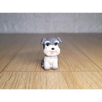 반려견 모형 강아지 피규어 거실 장식품, 슈나우저
