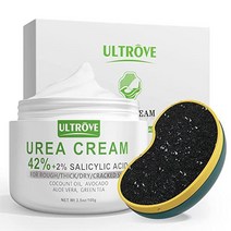 Urea 크림 42% with 2% Salicylic Acid Callus and Dead Skin Remover for Feet Deeply Moisturizes Repai, 3.5 oz