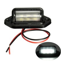 카고트레일러 캠핑 미니 카고트레일러 6LED 트럭 번호판 라이트 자동차 여객 사이드 트레일러 1224V 테일, 한개옵션0