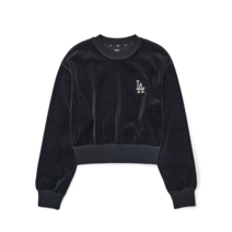 [정품매장]엠엘비 여성 베이직 벨벳 크롭 맨투맨 3FMTB0924