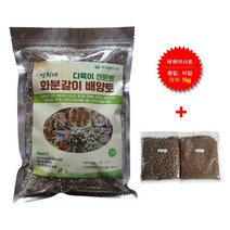 영희네 다육이전용 분갈이흙3L+세척마사 중.소립 각1kg 산야초외 고급혼합재료10종 수제흙