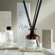 플로피움 실내 디퓨저 실내방향제 거실 욕실 화장실 고급 인테리어 선물, 밤부
