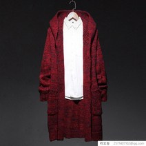 라오농 ~5XL 빅사이즈 남자 간절기 후드 롱 니트 가디건 자켓+KIGlig578X
