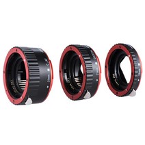 가성비 좋은 Canon EOS EF EF-S 60D 7D 5D II 550D 디지털 SLRs 렌즈에 대한 새로운 범용 금속 TTL 자동 초, [01] Red, 01 Red color