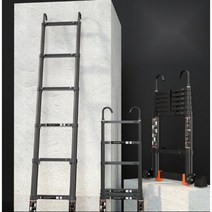 안테나사다리 일자사다리 이동식 휴대용 접이식 상하차사다리 이중다목적사다리 H형, (후크+바퀴)2.7m-적용높이 1.5-2.4m
