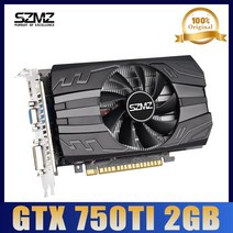 SZMZ-오리지널 비디오 카드 GTX 750Ti 2GB 128Bit GDDR5 그래픽 nVIDIA Geforce 750 Ti Non 960 1050 1060 GPU 용, [01] GTX 750 TI (2GB)