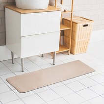 이한리빙 마시멜로 규조토 발매트 4종 말랑한 라텍스 소재 매트, 주방매트 그레이(40x120)