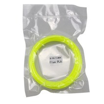 3D프린터 레진 필라멘트10 미터 PLA 1.75mm 필라멘트 인쇄 재료 플라스틱 3D 프린터 압출기 펜 액세서리, 22 Fluo 노란색
