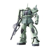 BANDAI SPIRITS RG기동전사 건담 MS-06F 양산형 자쿠 1/144스케일 컬러 플라스틱 모델, 상품명참조