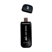 5G 라우터 이동식 와이파이 에그무제한 4g lte usb 모뎀 동글 150mbps 잠금 해제 wifi 무선 네트워크 어댑터 홈 오피스용 핫스팟 라우터, 검은색