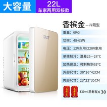 미니냉동고 급속 음식물 아이스크림 냉동고 소형 가정용, 냉장22L/샴페인/카셰어링/유리패널/듀얼코어