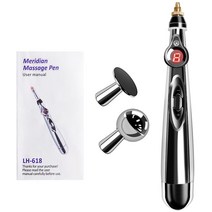 전자 침술 펜 경락 에너지 레이저 치료 TENS 펄스 마사지 포인트 감지기, Acupuncture Pen, [01] Acupuncture Pen, 01 Acupuncture Pen