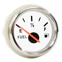 게이지연료보트 낚시배 바다낚시 레저 밸리 선외기엔진 둥근 지구 52MM 자동 선박 보트 트랙터 물 오일 연, 01 Gauge White