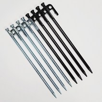 에밀리온 단조팩 13cm 20cm 30cm 40cm 캠핑 타프팩 텐트팩, 이온블랙