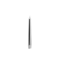 웨딩포 메탈릭 테이퍼캔들 실버 20 Metalic taper candle silver, 1개, 무향