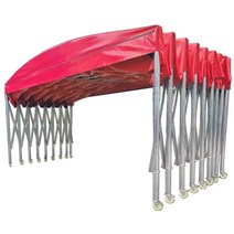 포장마차 주차장 자바라 천막 방수 행사용 차양막 4X6, 3x5x2.5m