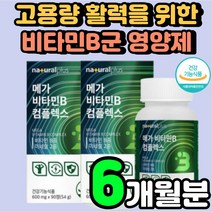 20대 여자 비타민 비 B12 H 비12 40대 아빠 복합 B-COMPLEX 콤플렉스 B6 만성 피로 50대 남성 생일 선물 복합 B1 40대 입안헐었을때 여성 필수 영양제 추천