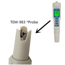 디지털 7 IN 1/5 IN 1/3 IN 1 tds ec ph ORP 온도 테스터 용 교체 유리 프로브 전극 40%, 08 tem-983 probe