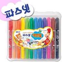 아모스 파스넷색연필 12색/아모스파스넷/색연필/그림물감/수채화효과/파스텔효과/크레파스 효과, 1통