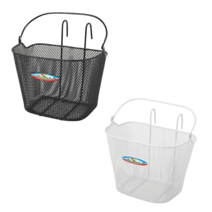 자전거 걸이 바구니 소 중 대 / 핸들 걸이식 걸이형 탈부착 바스켓 자전거 바구니, 블랙