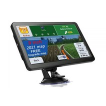 내비게이션 인치 차량 네비게이션 자동차 차량용 GPS 9 터치 스크린 네비게이터 트럭 차양 새트 256M + 8G 아메리카 유럽 지도, 7